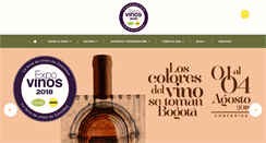 Desktop Screenshot of expovinos.exito.com